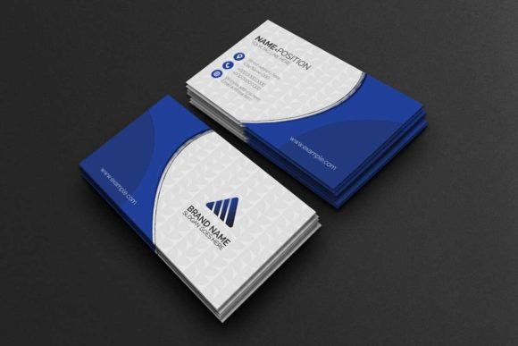 Blue Business Card Template: A Premier Design Asset