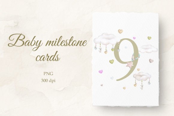 Capturing the 9-Month Milestone: A Watercolor Keepsake