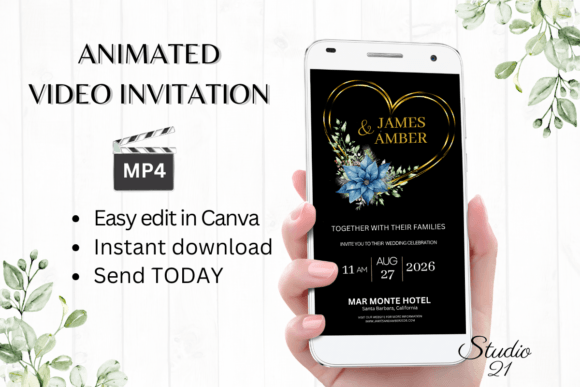 Elegant Christmas Wedding Invitations: A Modern Design Solution