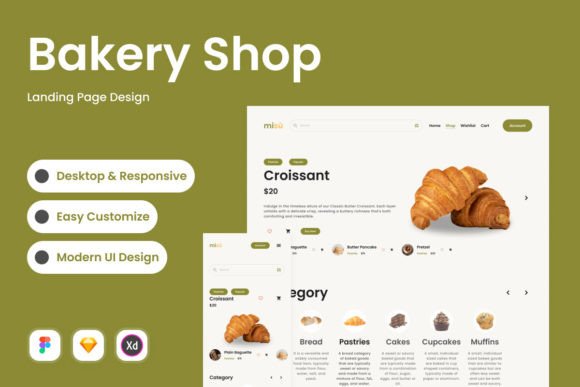 Misu - Bakery Shop Landing Page V2: A Design Deep Dive