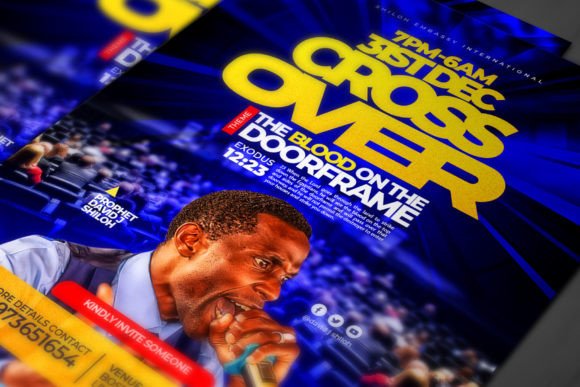 Modern Crossover Church Flyer Template for Impactful Outreach