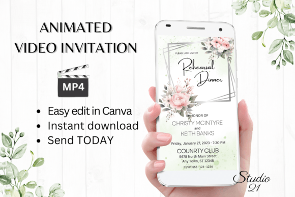 Pink Roses Rehearsal Dinner Invite W7272: A Designer's Review