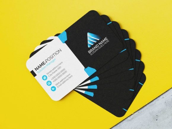 Premium Dark Business Card Template: Craft a Memorable First Impression