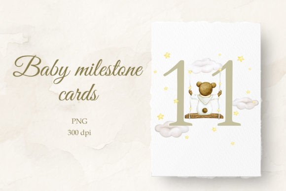 Preserve Precious Memories with Watercolor 11 Months Milestone Art