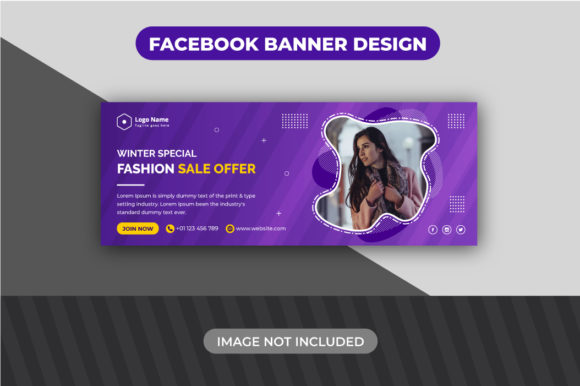 Violet Winter Sale Offer Facebook Banner: A Designer's Toolkit